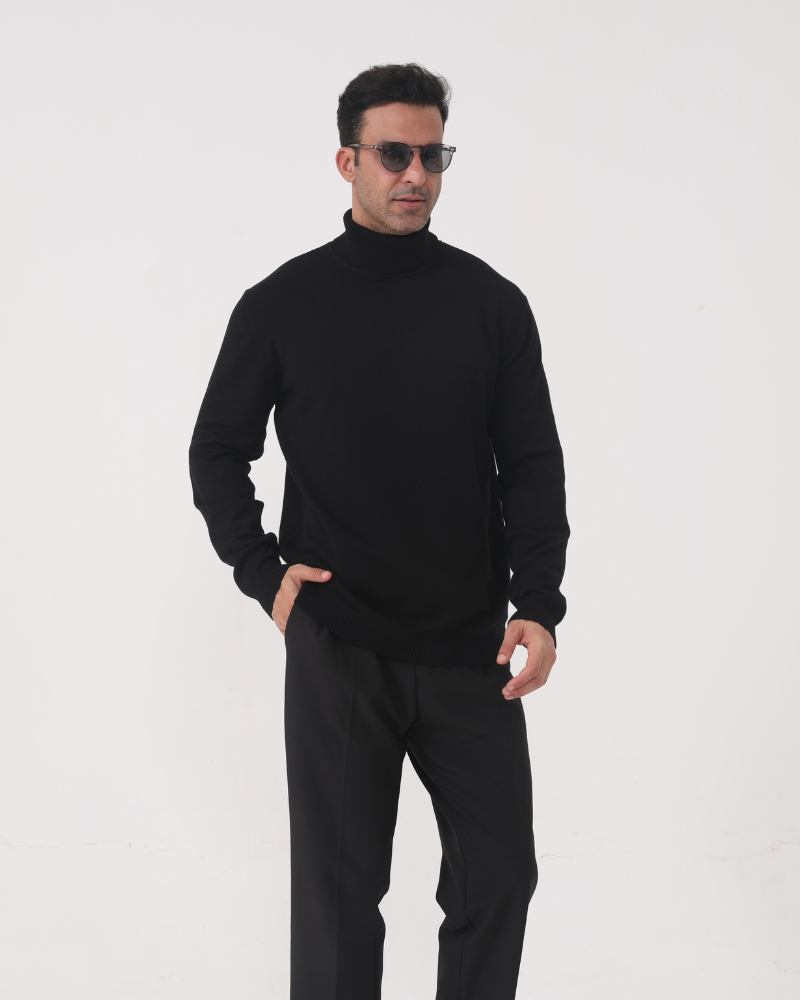 Luxurious Gstaad Merino Wool Turtleneck Sweater