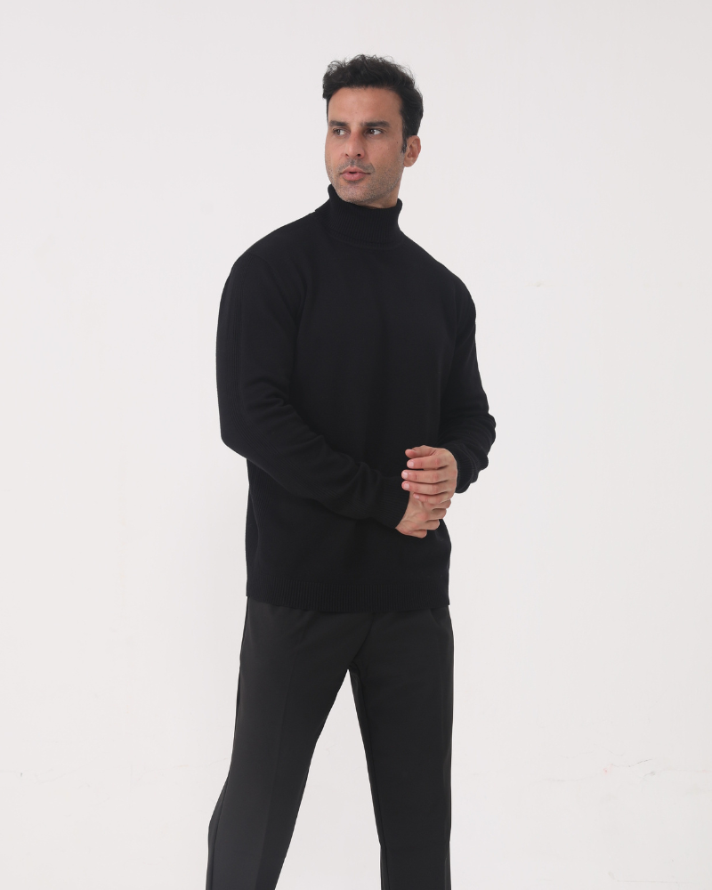Luxurious Gstaad Merino Wool Turtleneck Sweater