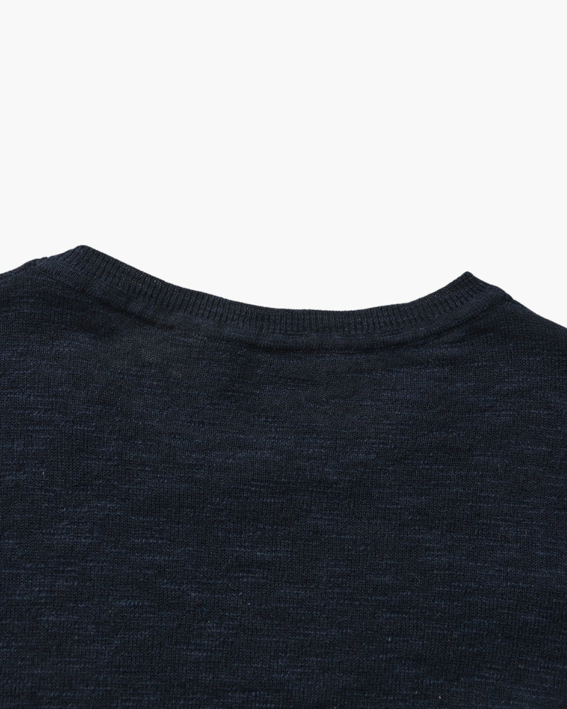 Essential Crewneck in Soft Linen Cotton Blend