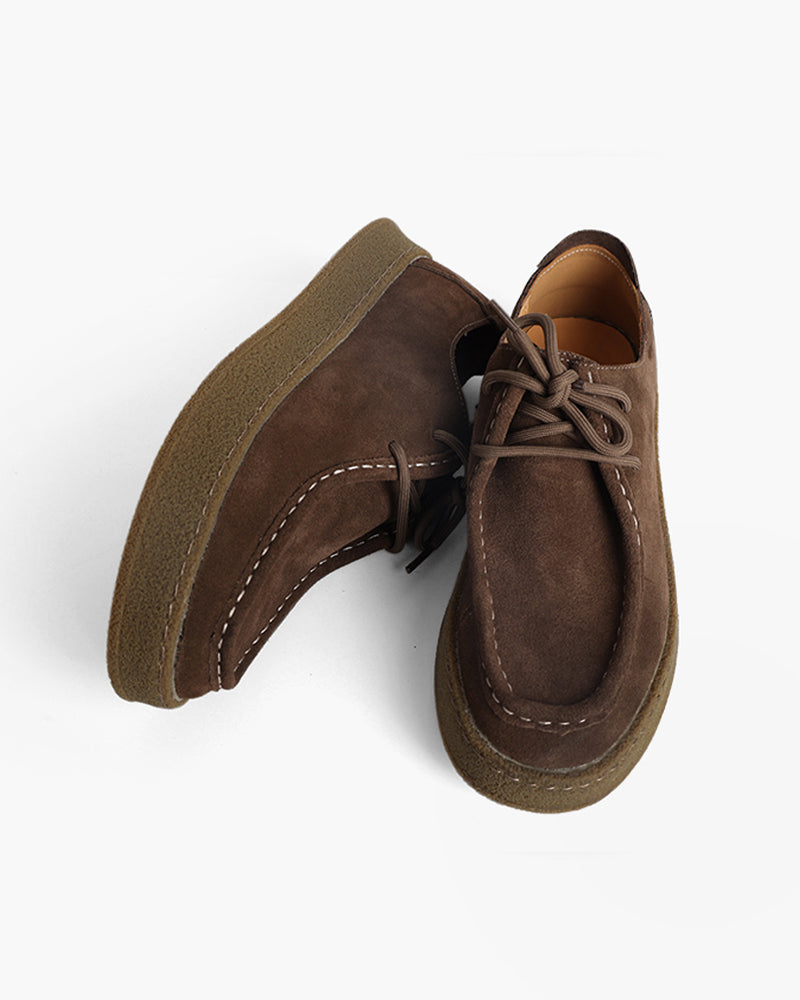 Luxurious Suede Urban Footwear