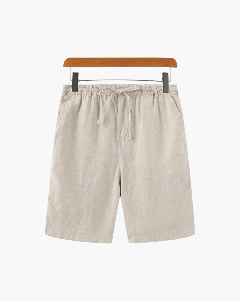 Casablanca Luxe Linen Shorts