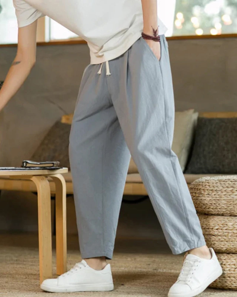 Chic Cancun Cotton Trousers