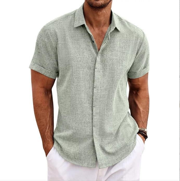 Miami Breeze Short Sleeve Linen Shirt