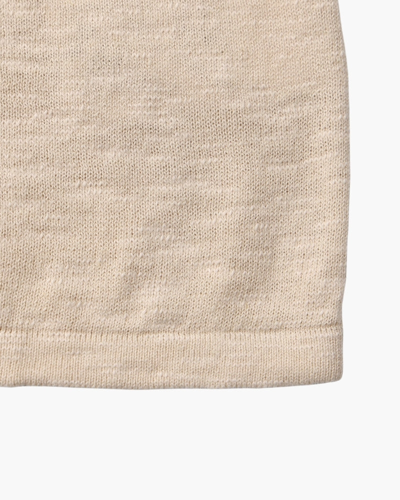 Essential Crewneck in Soft Linen Cotton Blend