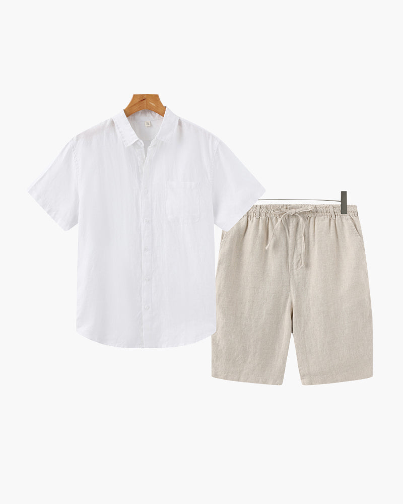 Heritage Linen Shorts Set