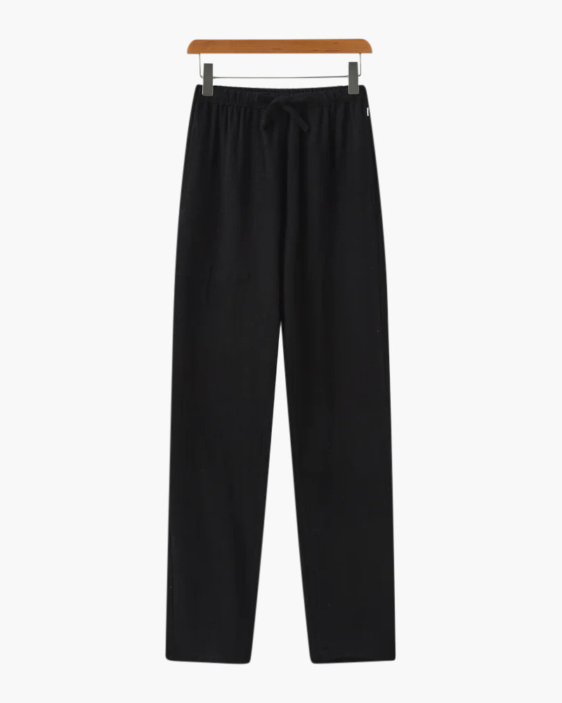 Chic Marrakech Slim Fit Linen Trousers