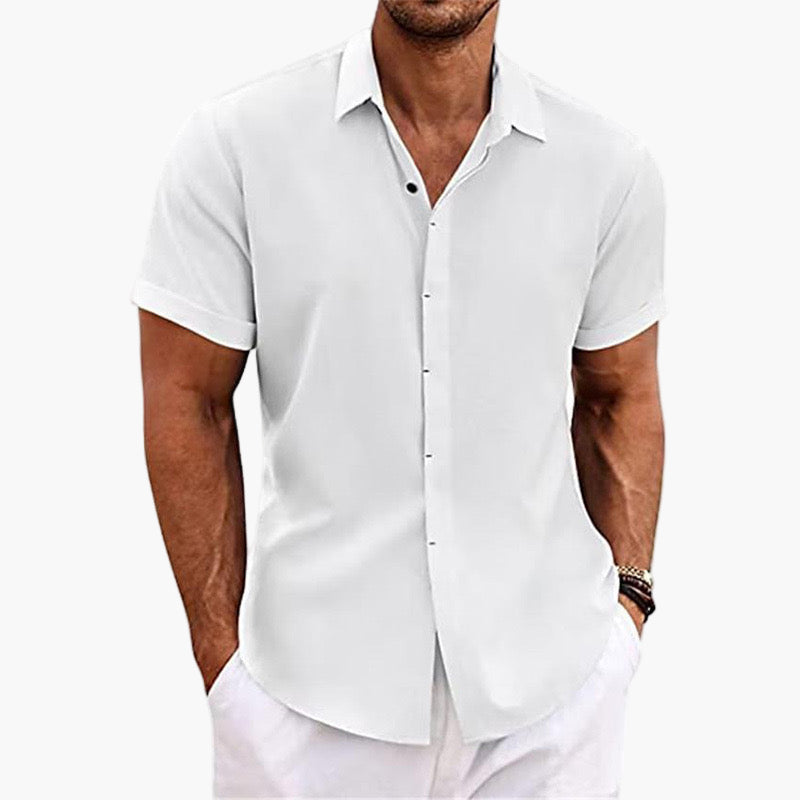 MIAMI Breezy Linen Short Sleeve Shirt