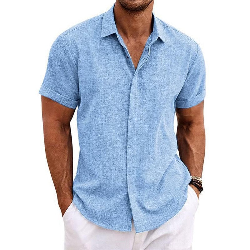 Miami Breeze Short Sleeve Linen Shirt