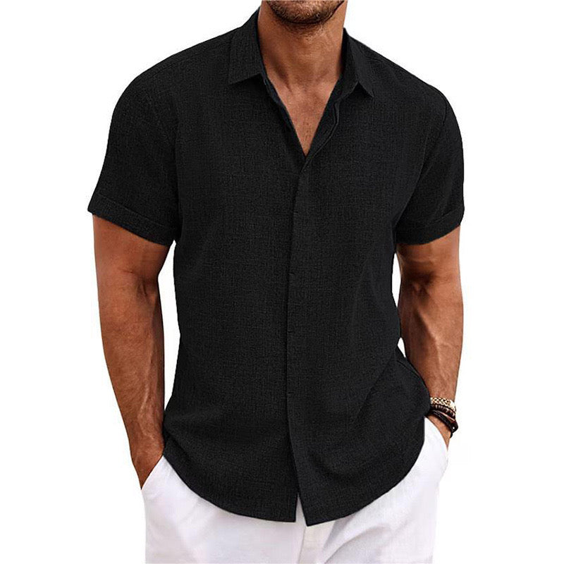 MIAMI Breezy Linen Short Sleeve Shirt