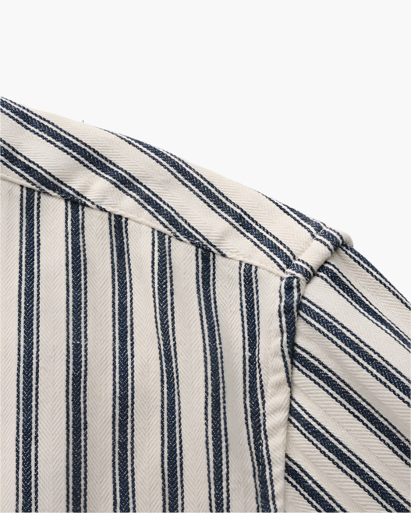Classic Striped Dress Shirt for Men