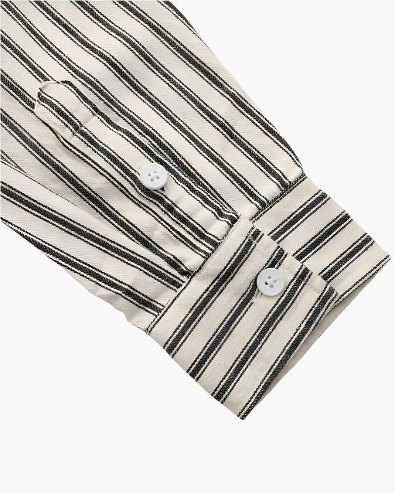 Classic Striped Dress Shirt for Men