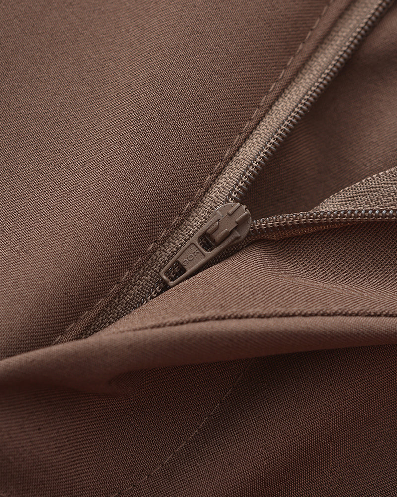 Chic Parisian High-Waisted Trousers