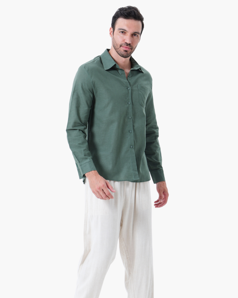 Heritage Linen Longsleeve Ensemble