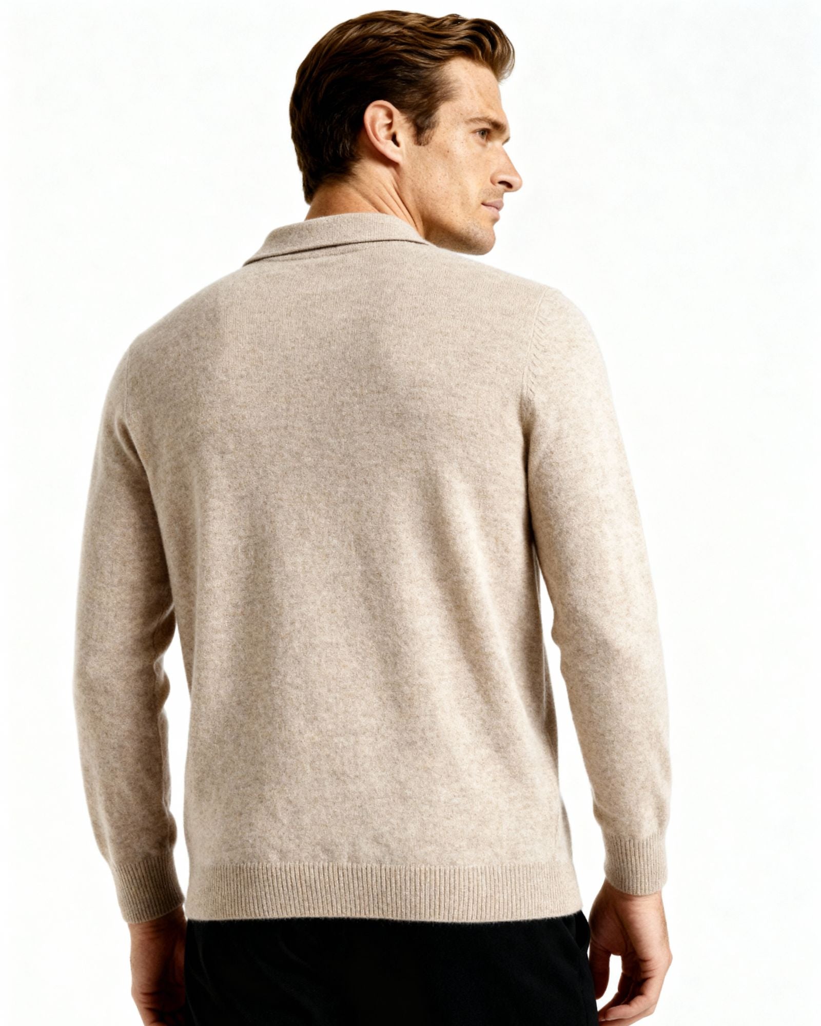 Pure Cashmere Polo - Luxurious Comfort Redefined