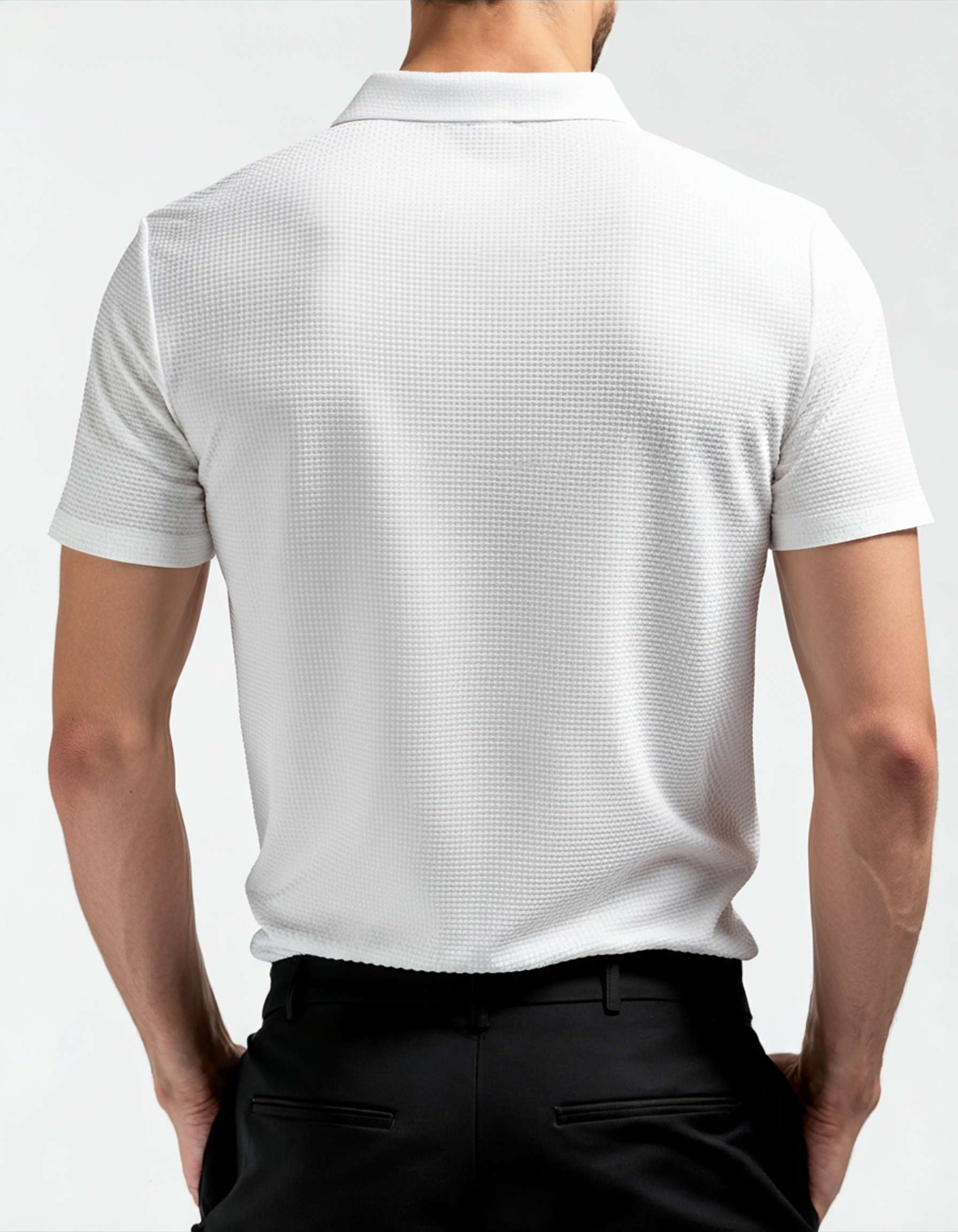 Prestigio Silk Polo Shirt - Wrinkle-Resistant Elegance