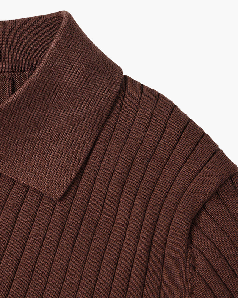 SUWON Classic V-Neck Polo