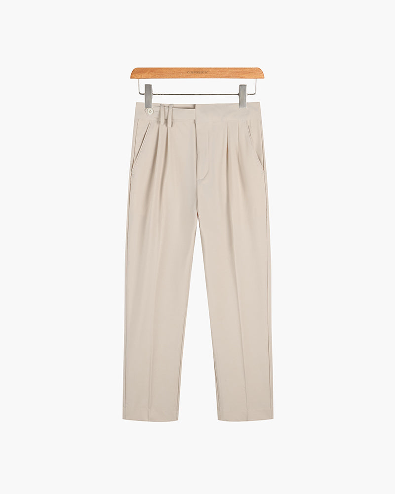 Parisian Elegance: Classic Heritage Trousers