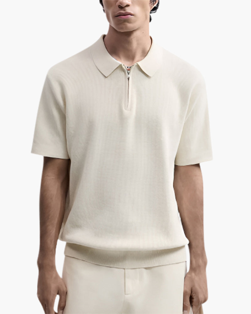 Marbella Zip Polo: Effortless Style Meets Comfort