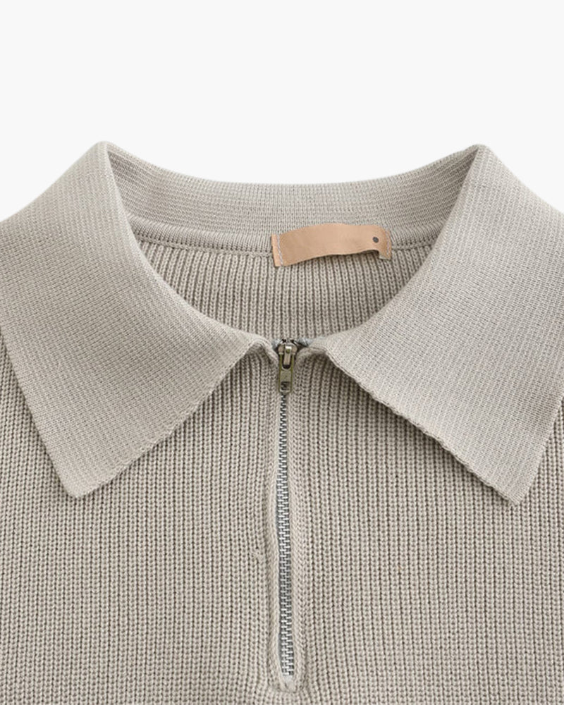 Cesare Half-Zip Knit Pullover