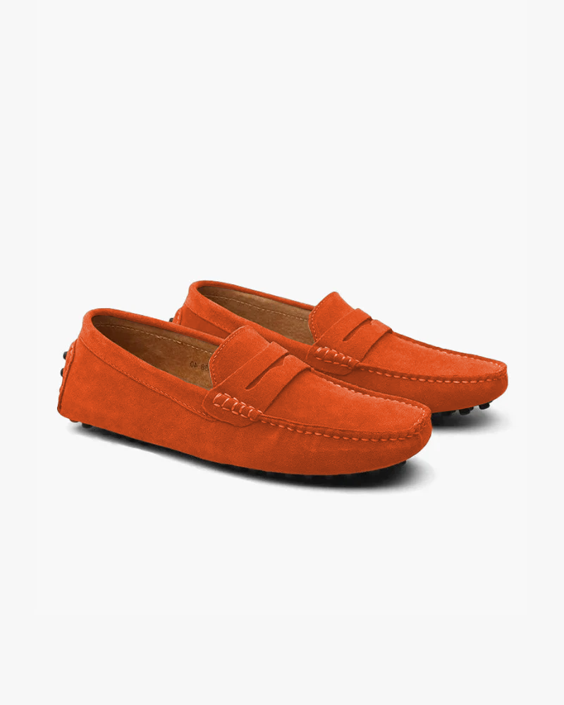 Luxurious Suede Driver Moccasins