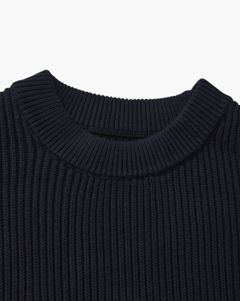Cozy Ribbed Crewneck Sweater