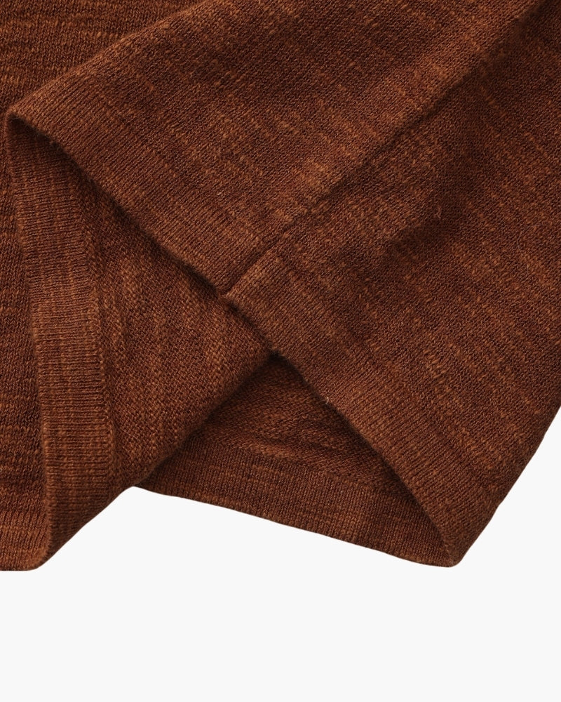 Essential Crewneck in Soft Linen Cotton Blend