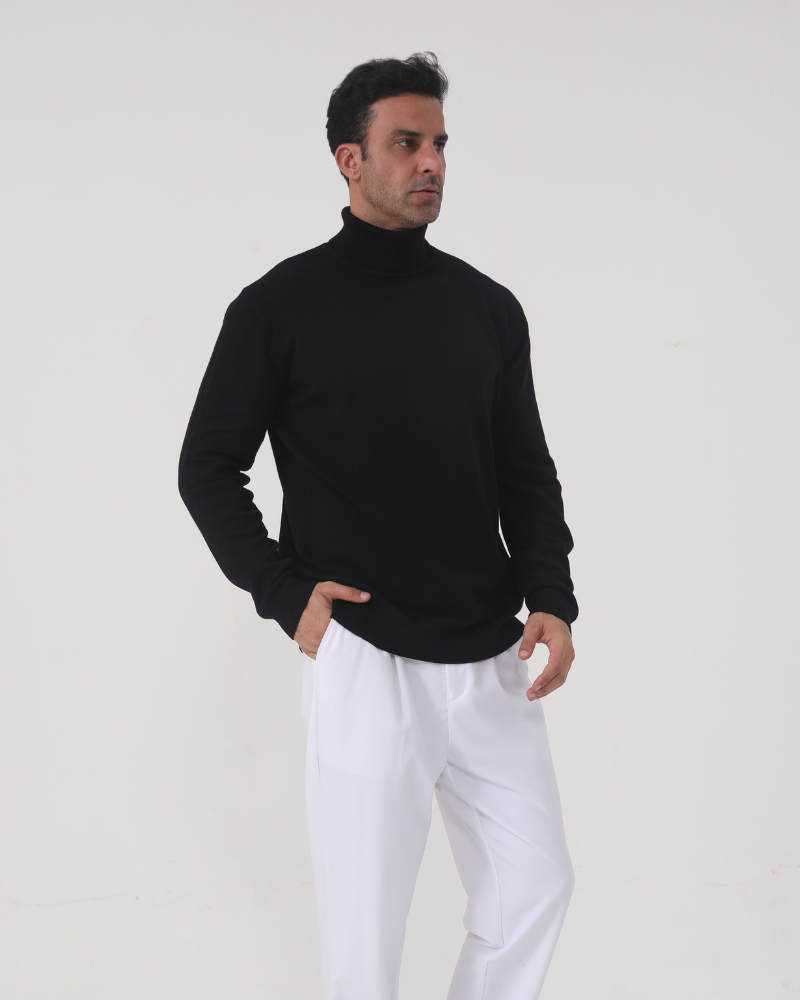 Luxurious Gstaad Merino Wool Turtleneck Sweater