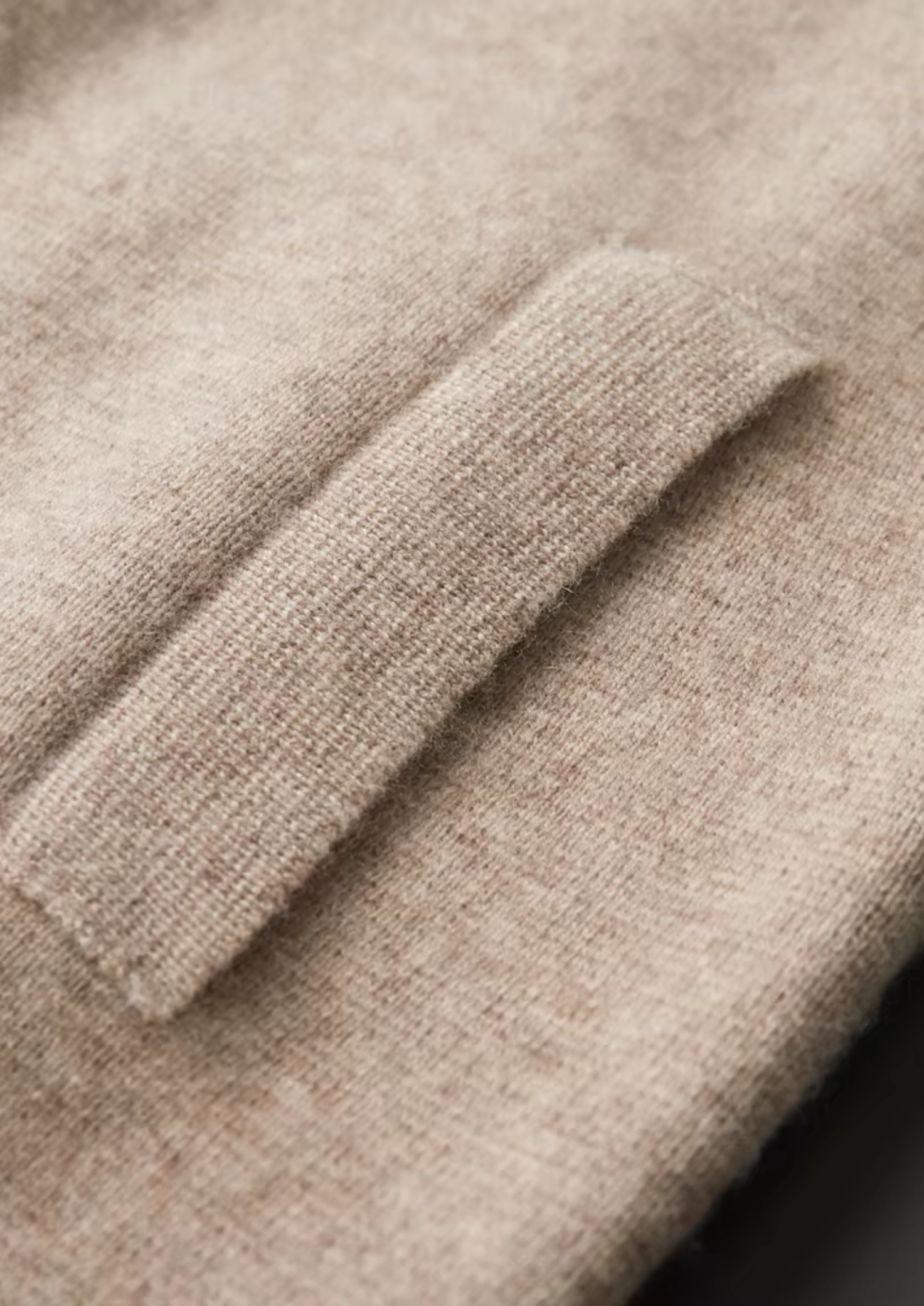 Luxurious Extra-Fine Merino Wool Zip Polo Cardigan