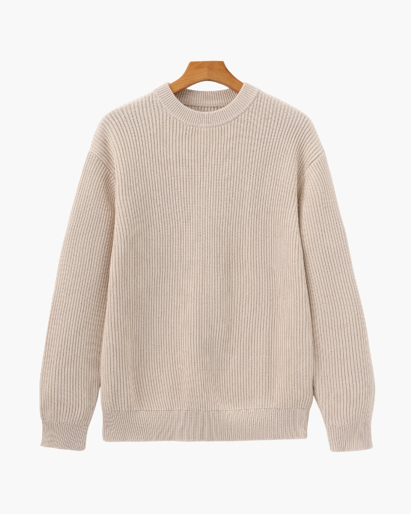 Cozy Ribbed Crewneck Sweater