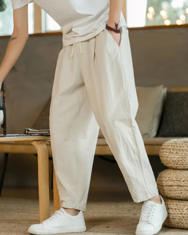 Chic Cancun Cotton Trousers
