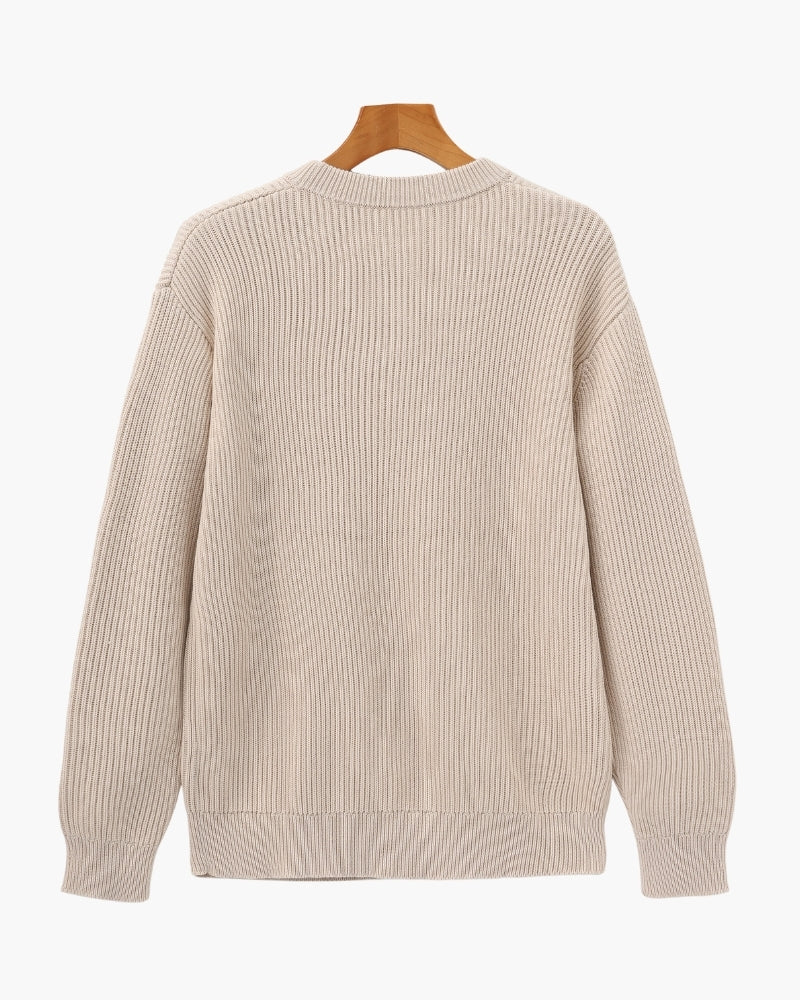 Cozy Ribbed Crewneck Sweater