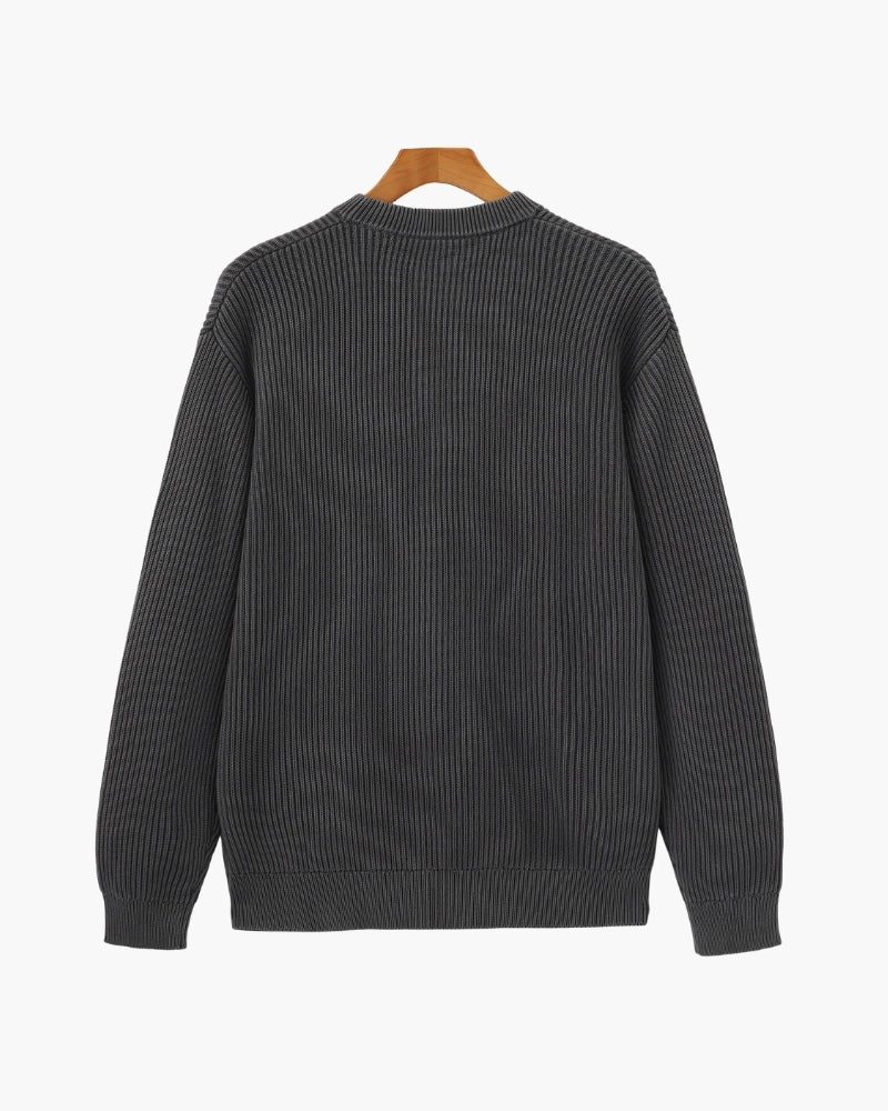 Cozy Ribbed Crewneck Sweater