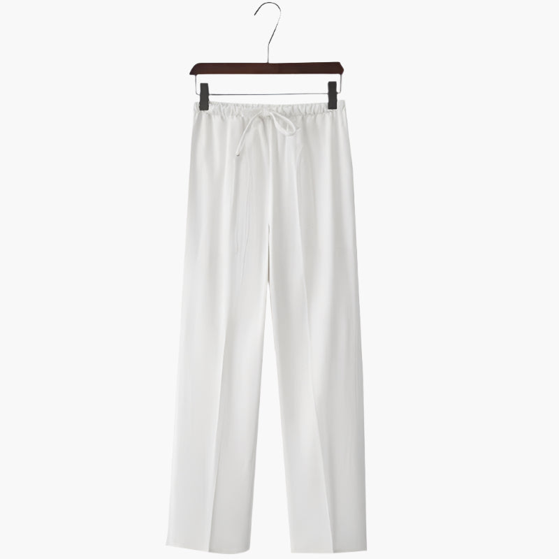 Chic Cannes Linen Trousers