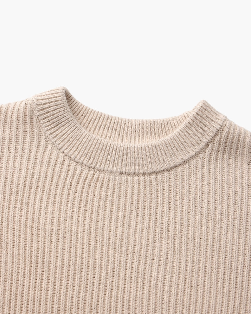Cozy Ribbed Crewneck Sweater