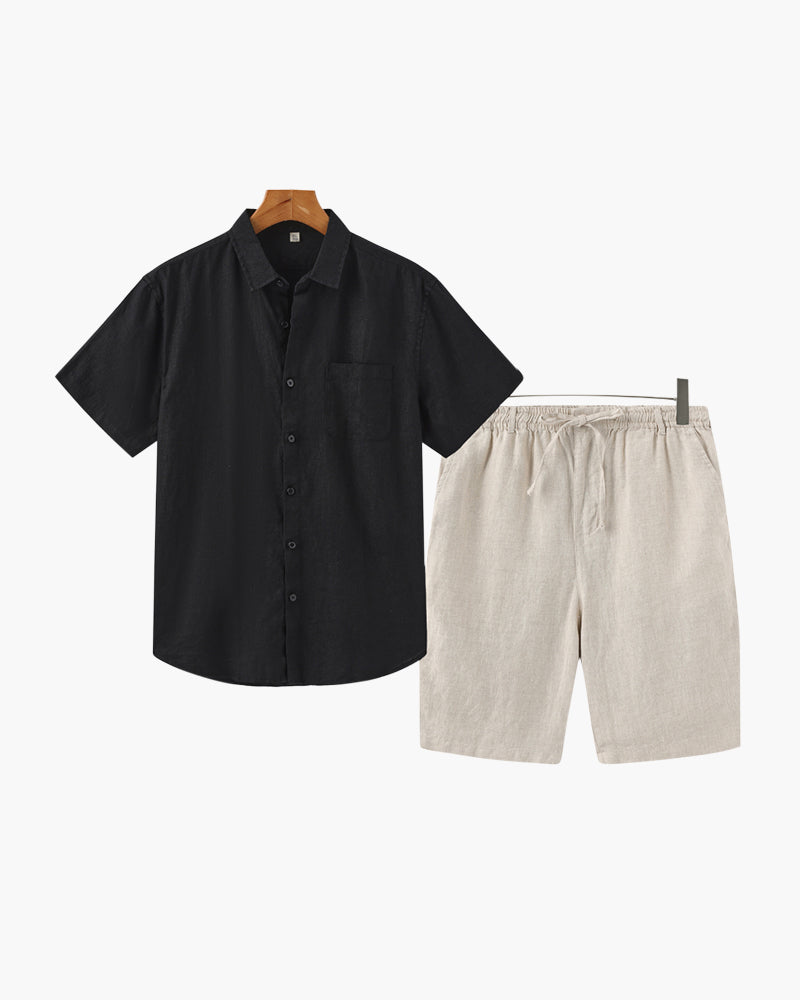 Heritage Linen Shorts Set