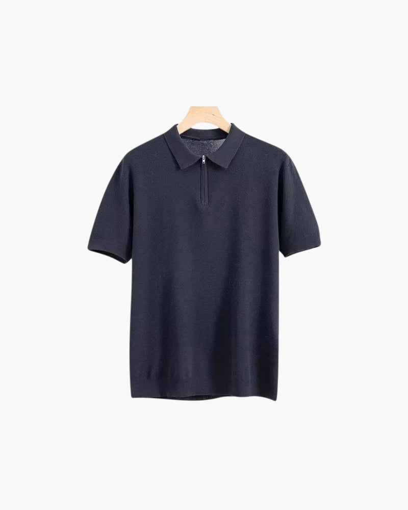 Marbella Zip Polo: Effortless Style Meets Comfort