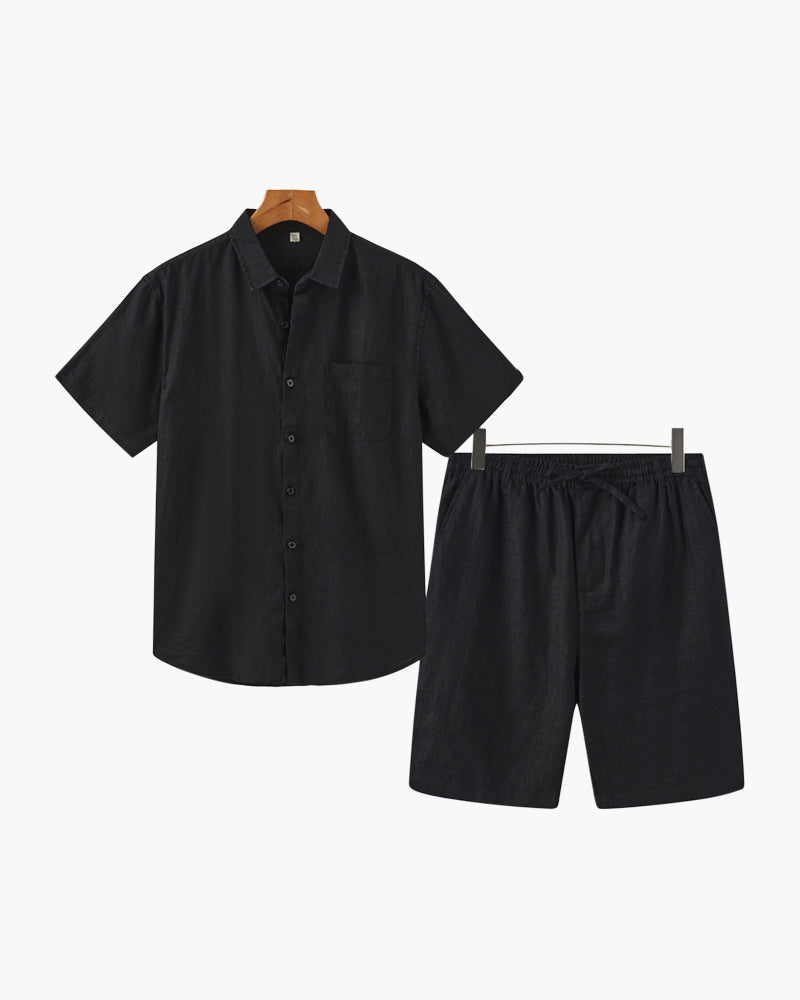 Heritage Linen Shorts Set