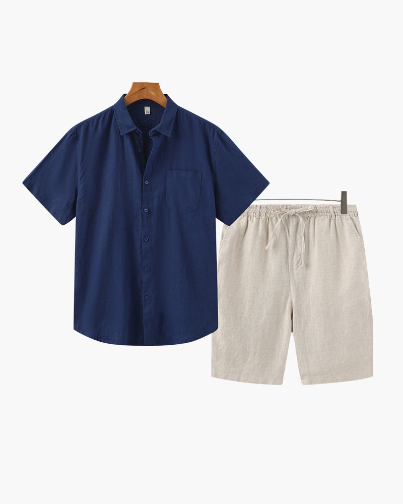 Heritage Linen Shorts Set