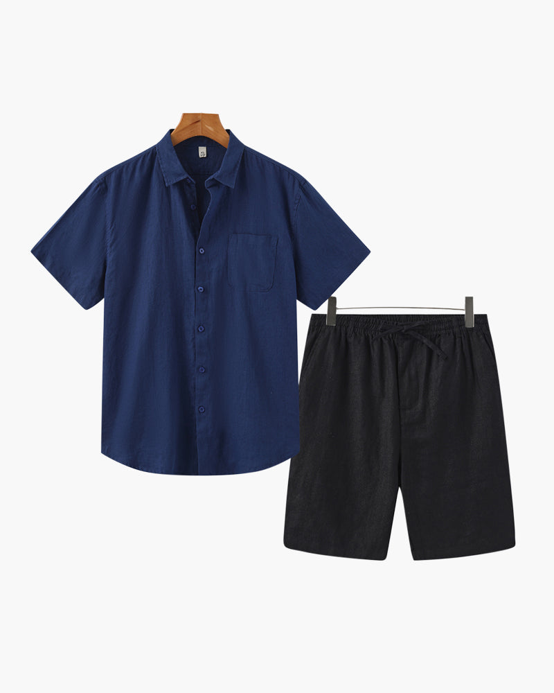 Heritage Linen Shorts Set