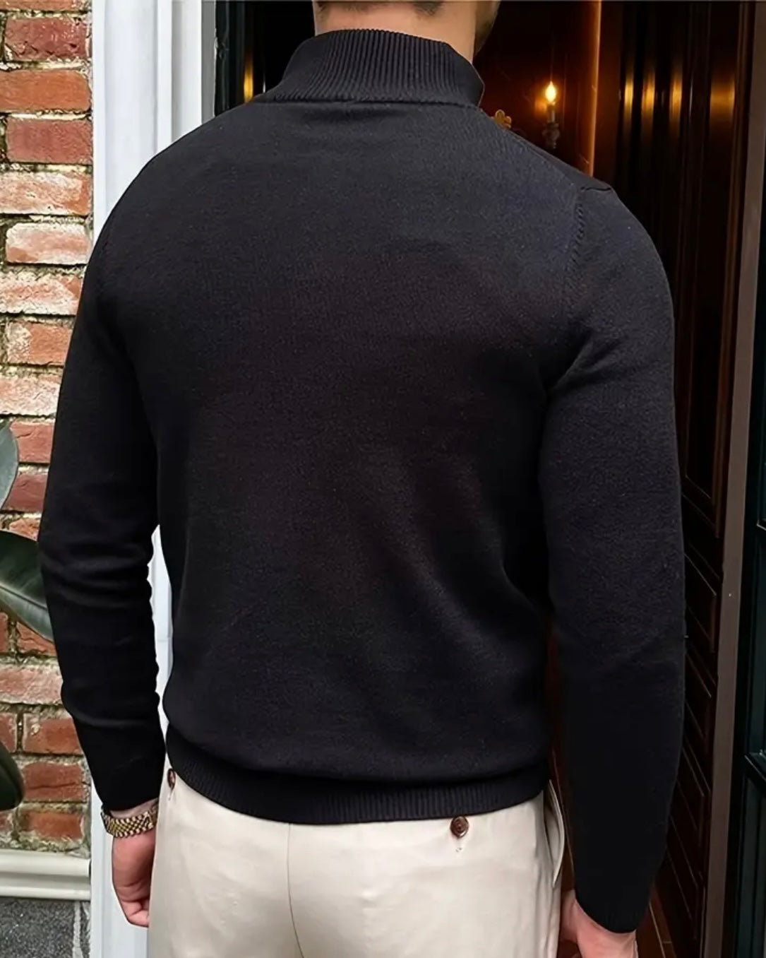 ROMA Luxe Quarter Zip Pullover