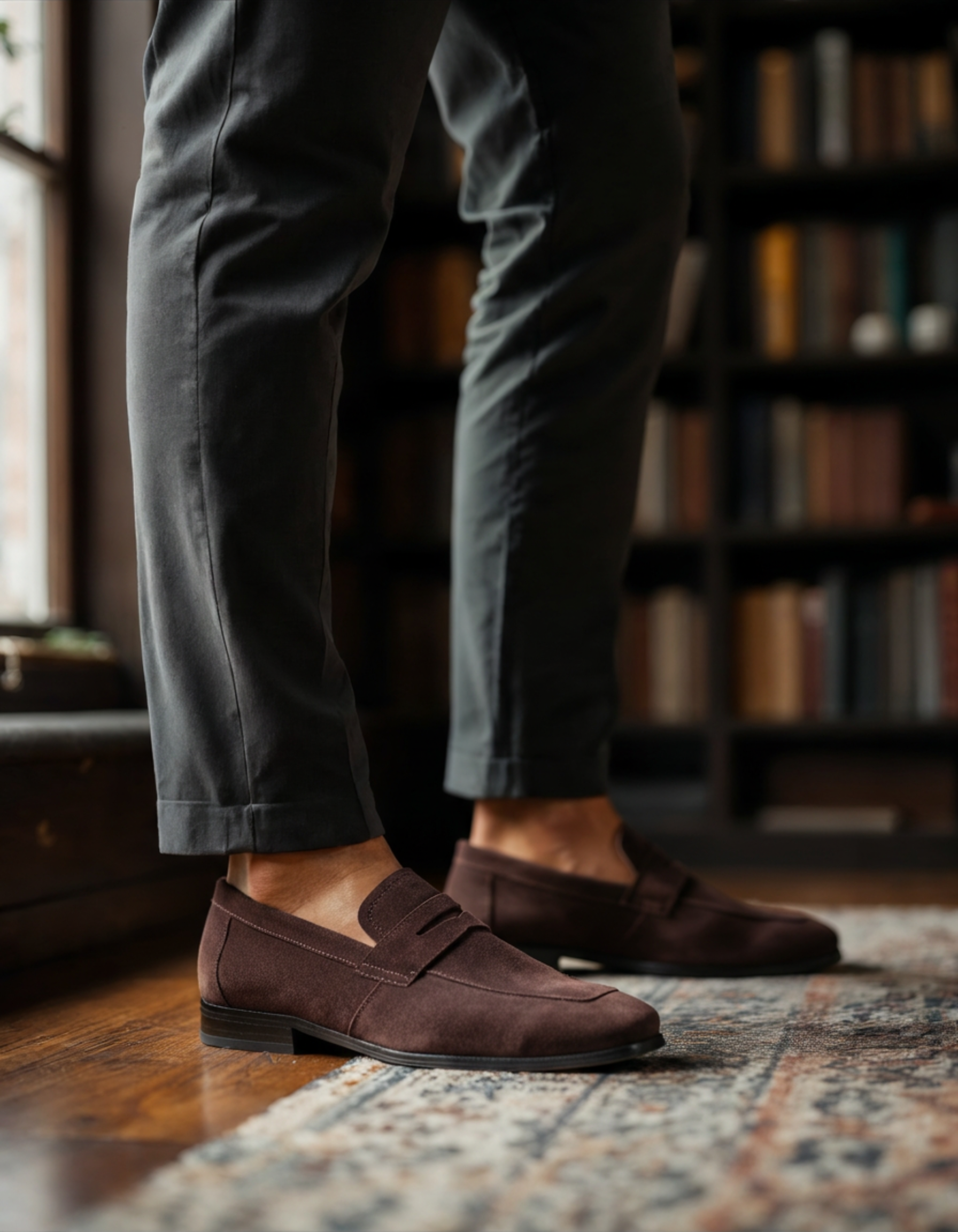 Classic Suede Penny Loafers: Timeless Elegance Redefined