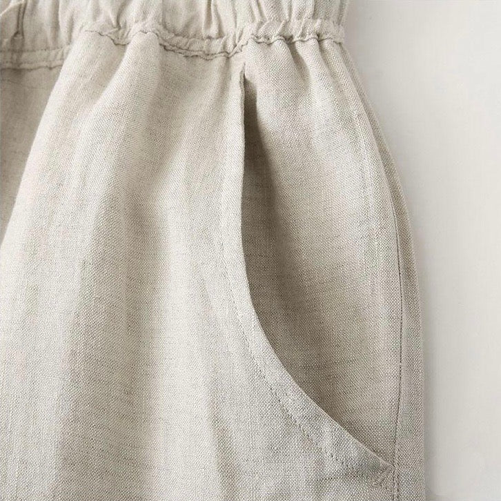 Chic Cannes Linen Trousers