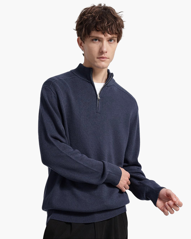 Pure Merino Wool Zip-Up Jacket