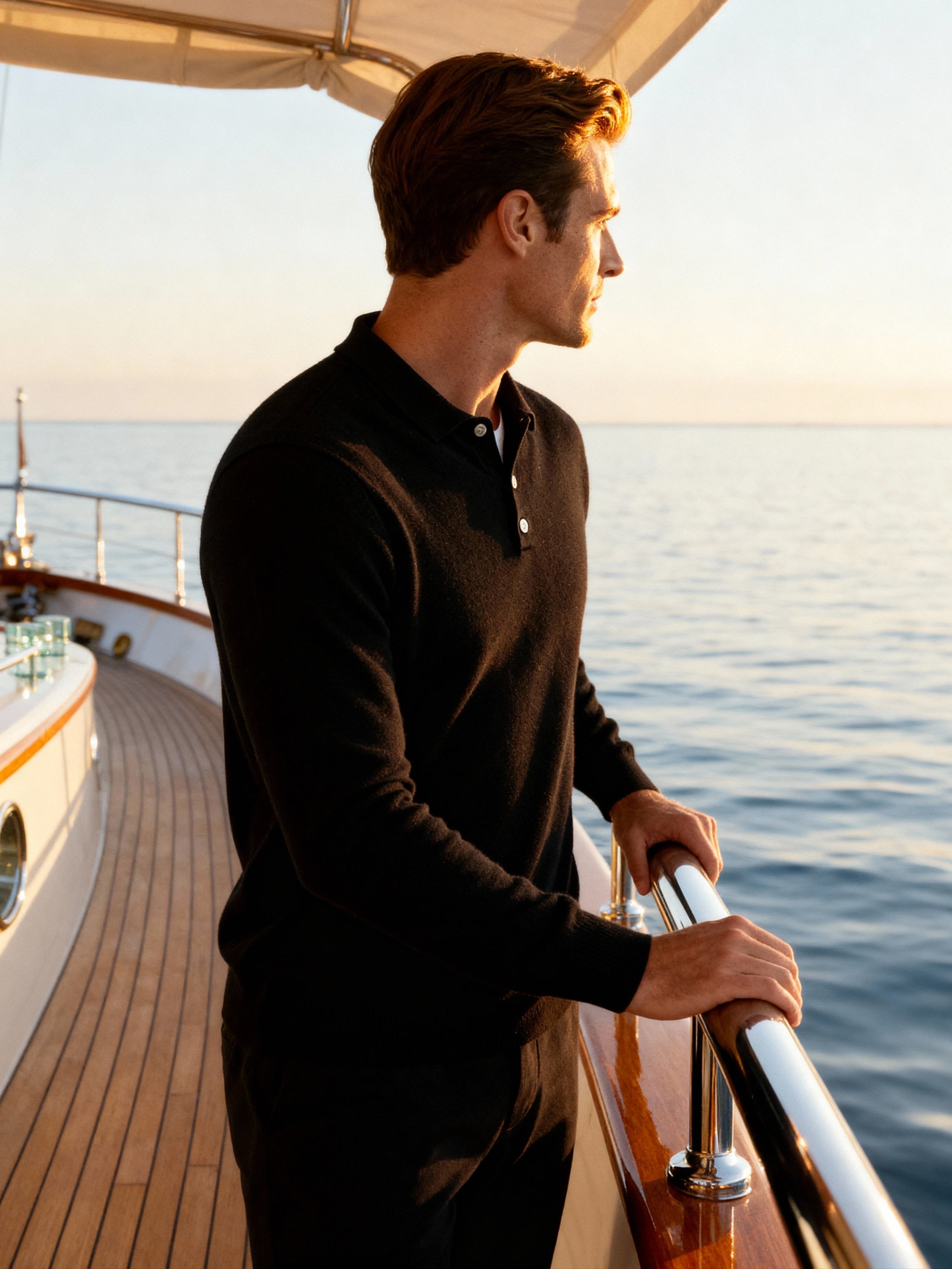 Pure Cashmere Polo - Luxurious Comfort Redefined
