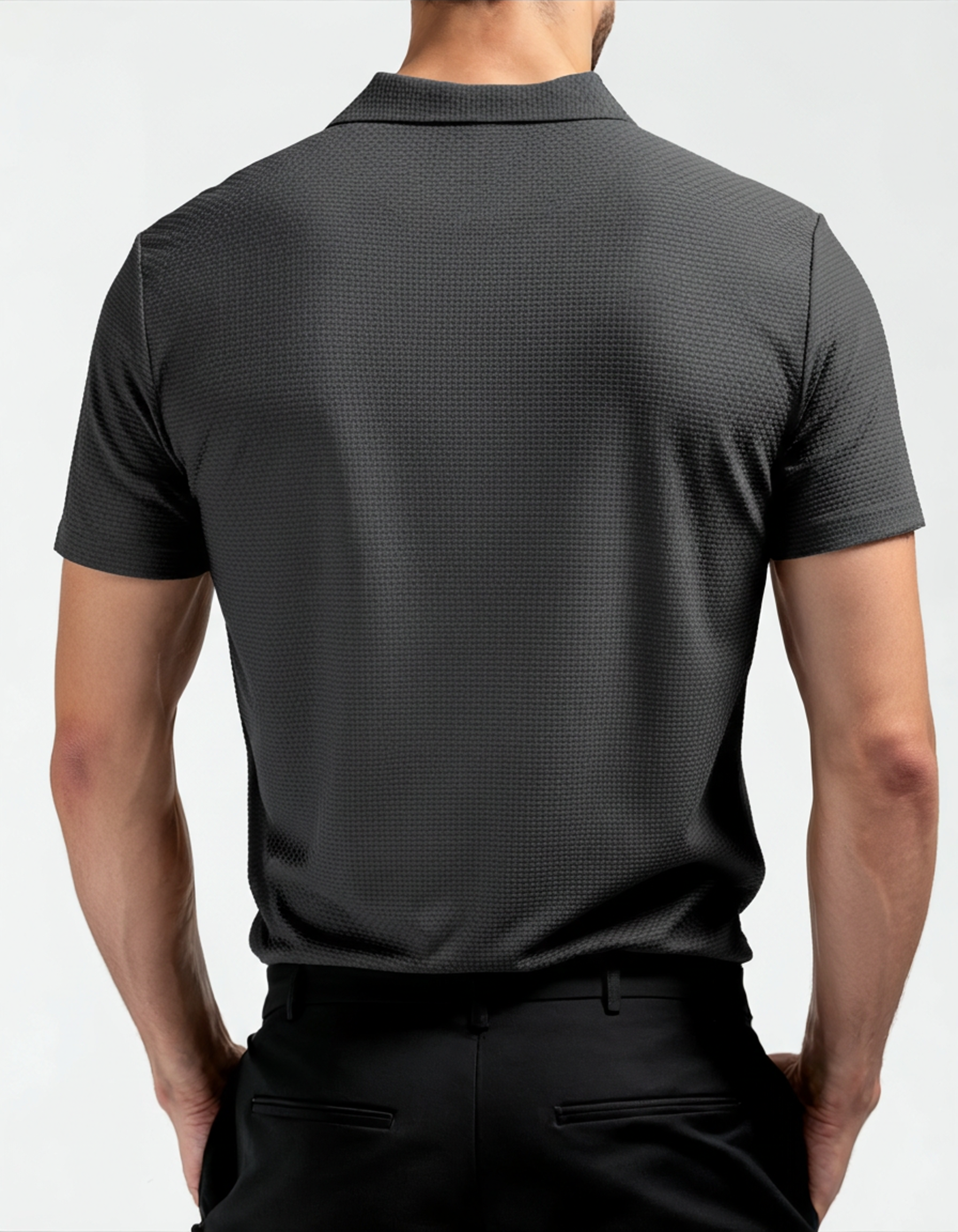 Prestigio Silk Polo Shirt - Wrinkle-Resistant Elegance