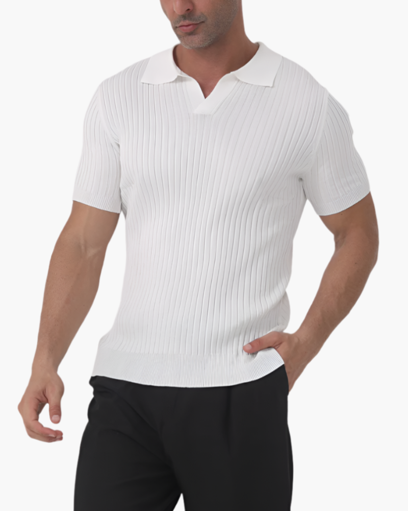Florence - Textured Cotton Polo