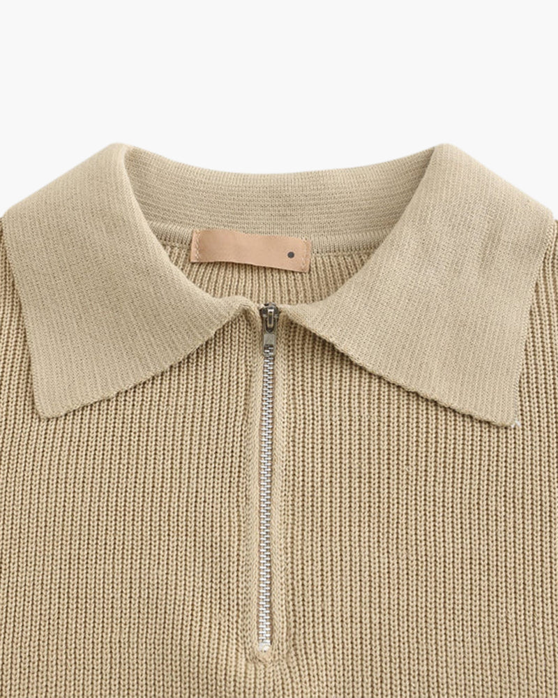Cesare Half-Zip Knit Pullover