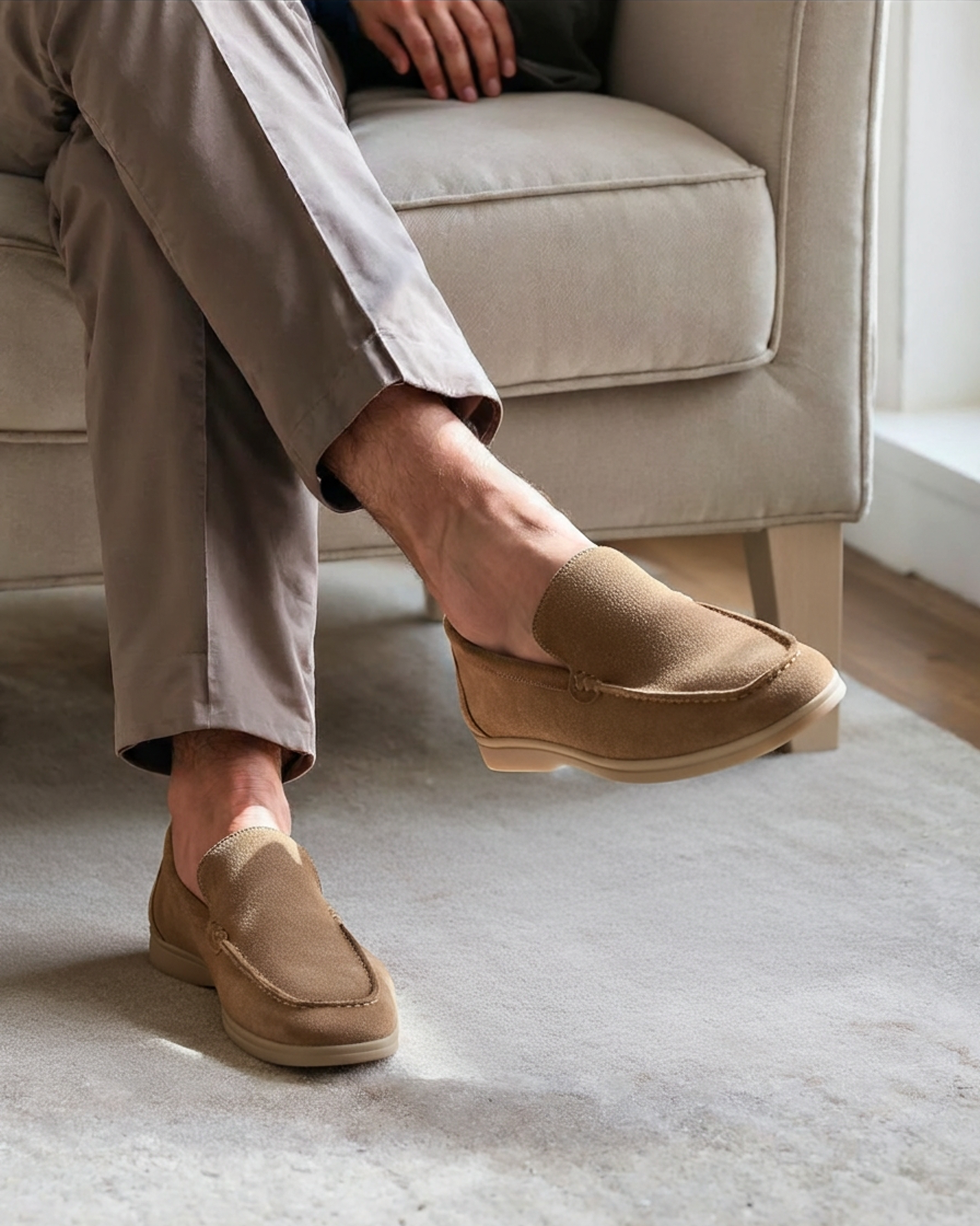 Timeless Elegance: Luxe Suede Loafers